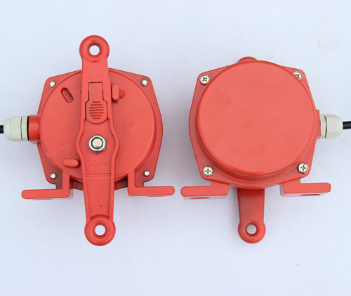 山東kbw-220l雙向拉繩開關(guān)膠帶機(jī)保護(hù)拉繩開關(guān)